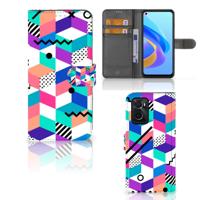 OPPO A76 | A96 | Book Case | Blokken Kleurrijk