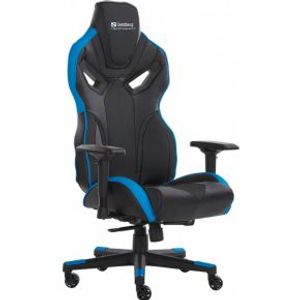 Sandberg Voodoo Gaming Chair Black/Blue PC-gamestoel Gecapitonneerde zitting