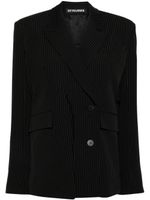 Ottolinger blazer Signature Split Pinstripe - Noir - thumbnail