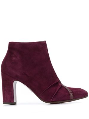 Chie Mihara bottines Erina à plis - Rouge