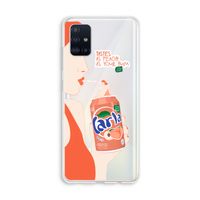 Peach please!: Galaxy A51 4G Transparant Hoesje
