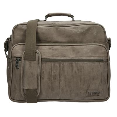 Enrico Benetti Laptoptas 15&apos;&apos; Rotterdam Midden Taupe