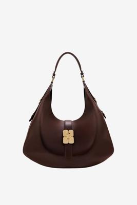 Ganni shopper Kat Large A6996 chicory coffee