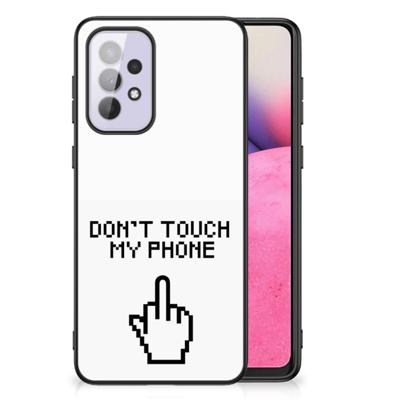 Samsung Galaxy A33 5G | Telefoon Hoesje | Finger Don&apos;t Touch My Phone