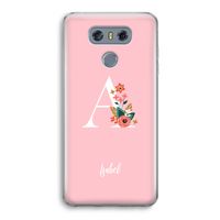 Pink Bouquet: LG G6 Transparant Hoesje