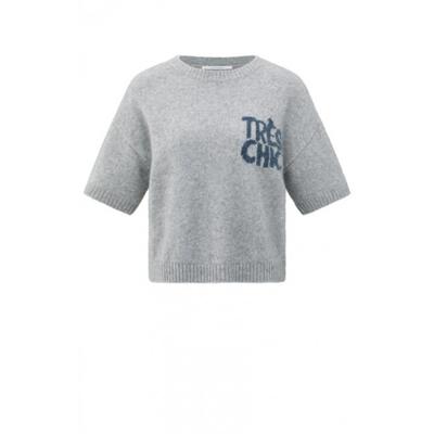 YAYA - Grijs | unisex | Trui | Grijs | S | regular | Kamst mode