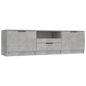 vidaXL Tv-meubel 140x35x40 cm bewerkt hout betongrijs