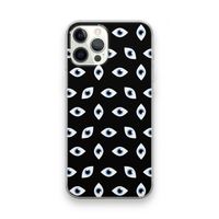 Eyes pattern: iPhone 12 Pro Max Transparant Hoesje