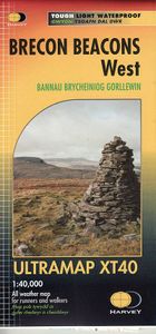 Wandelkaart Brecon Beacons West | Harvey Maps