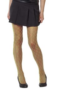 Netpanty luxe grof neon groen