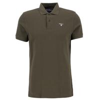 Heren polo Tartan Pique Olive