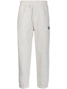 CHOCOOLATE pantalon de jogging à logo brodé - Gris