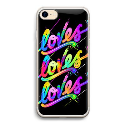 Loves: iPhone 7 Transparant Hoesje