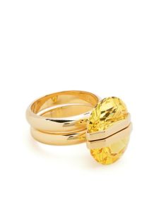 Swarovski bague magnétique Lucent - Or