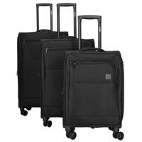 Oakville 3-delige Kofferset Black