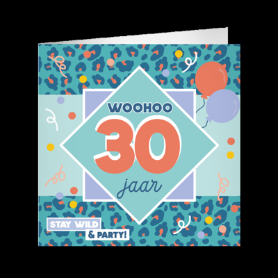 wXL Greeting Cards 30 jaar