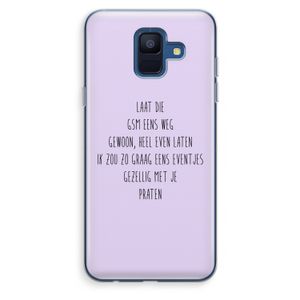 GSM: Samsung Galaxy A6 (2018) Transparant Hoesje