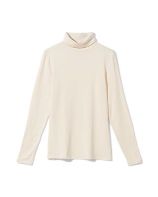 HEMA Dames Themo T-shirt Col Gebroken Wit (gebroken wit)