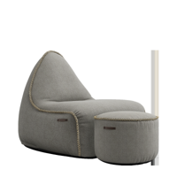 Medley Lounge Chair & Pouf