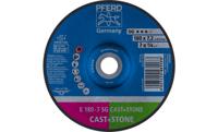 PFERD 62917625 E 180-7 SG CAST+STONE Afbraamschijf gebogen Diameter 180 mm Boordiameter 22.23 mm Aluminium legering, Gietijzer, Giethuid, Beton, Titanium 10 - thumbnail