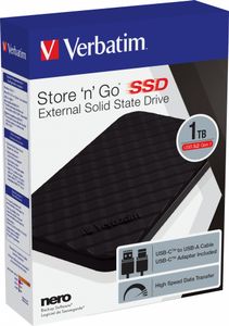 Verbatim Store 'n' Go draagbare SSD USB 3.2 Gen 1 1TB