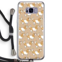 Doggy: Samsung Galaxy S8 Transparant Hoesje met koord