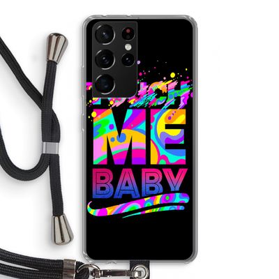 Touch Me: Samsung Galaxy S21 Ultra Transparant Hoesje met koord
