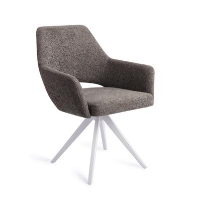 Jesper Home Eetkamerstoel 'Yanai' Turn White, Draaibaar, kleur Amazing Grey