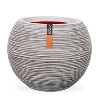 Vaas bol rib NL 38x33 - ivoor - Capi europe