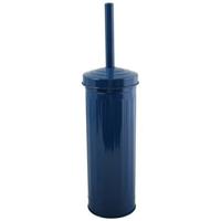 MSV Industrial Toilet|wc-borstel houder - metaal - marine blauw - 38cm