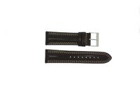 Guess horlogeband W95046G2 Leder Bruin 24mm - thumbnail