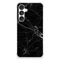 Samsung Galaxy A55 Anti-Shock Hoesje Marmer Zwart - Origineel Cadeau Vader