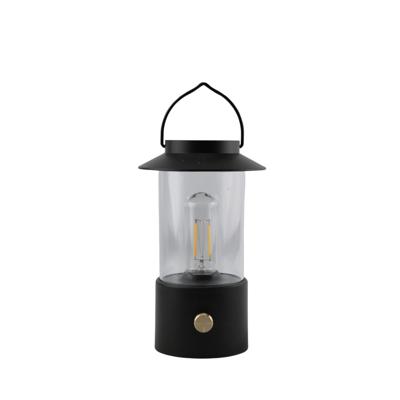 LED Lantaarn zwart 24x9cm op USB