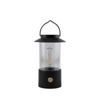LED Lantaarn zwart 24x9cm op USB