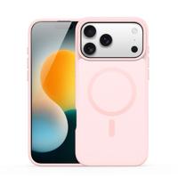 Dux Ducis Yind iPhone 17 Pro hoesje - slanke backcover met MagSafe ondersteuning - Lichtroze Dux Ducis Yind iPhone 17 Pro hoesje - slanke backcover met MagSafe ondersteuning - Lichtroze