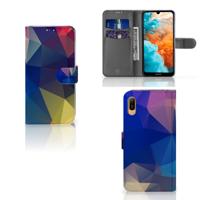 Huawei Y6 (2019) | Book Case | Polygon Dark