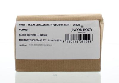 MSM gemalen methylsulfonylmethaan