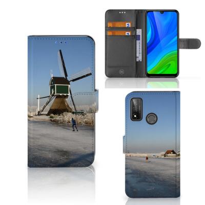 Huawei P Smart 2020 | Flip Cover | Schaatsers | Portemonnee hoesje