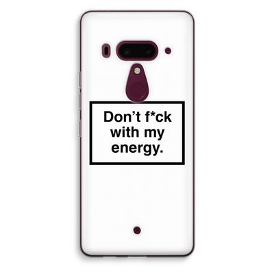 My energy: HTC U12+ Transparant Hoesje