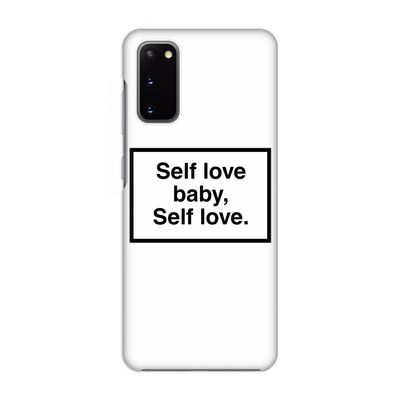 Self love: Volledig geprint Samsung Galaxy S20 Hoesje