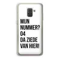 Da ziede van hier: Samsung Galaxy A8 (2018) Transparant Hoesje