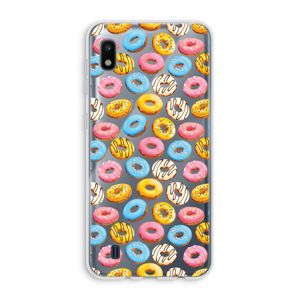 Pink donuts: Samsung Galaxy A10 Transparant Hoesje