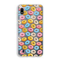 Pink donuts: Samsung Galaxy A10 Transparant Hoesje