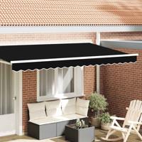 Markies Valance Zwart 3.8 x 0.2 m Canvas