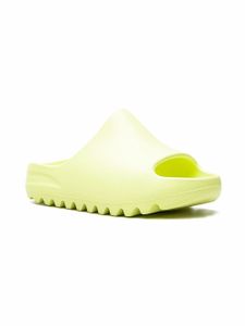 Adidas Yeezy Kids claquettes YEEZY 'Glow Green' - Jaune