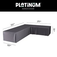 Platinum Aerocover loungesethoes L-vorm 355x275 cm - Rechts Platinum Aerocover loungesethoes L-vorm 355x275 cm - Rechts