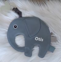 tutpop/ speendoekje  Ollie - Grey Blue (met naam)