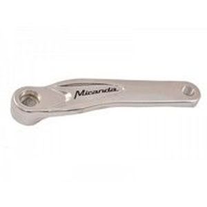 Miranda alu linkse crank alfa 1 170mm lengte zilver 574001