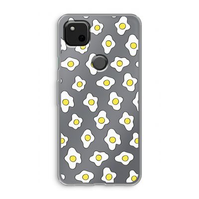 Spiegeleitjes: Google Pixel 4a Transparant Hoesje