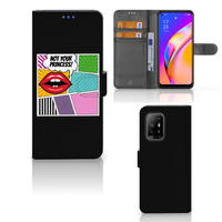 OPPO Reno5 Z | A94 5G Wallet Case met Pasjes Popart Princess - thumbnail